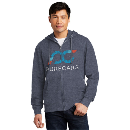 PureCars Unisex Fleece Full-Zip hoodie